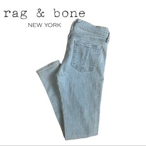 Rag & Bone Light Wash Skinny Ankle Jeans